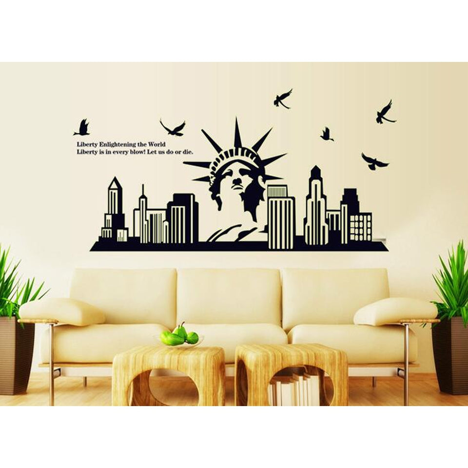 Sticker New York <br> la Liberté éclairant le Monde