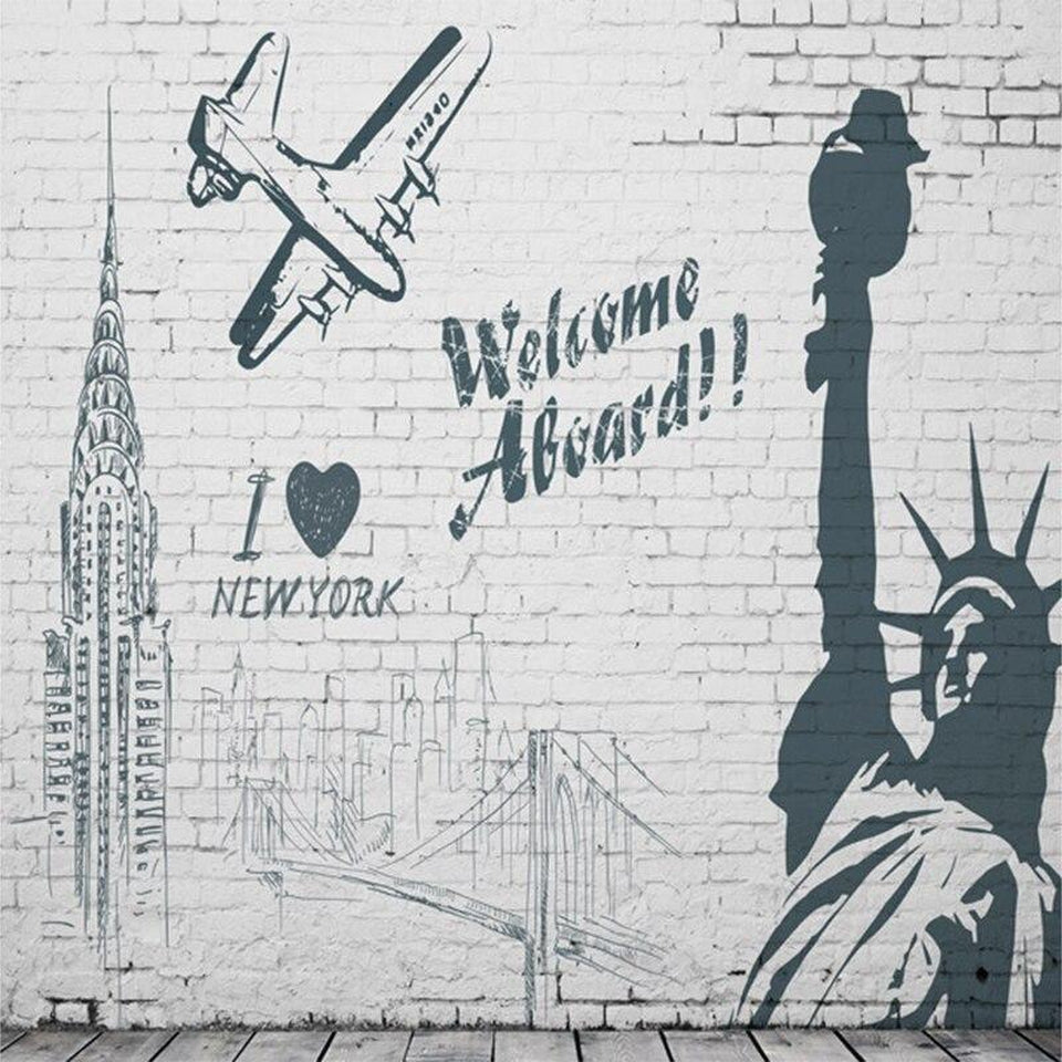 Papier Peint New York <br> Welcome Abroad