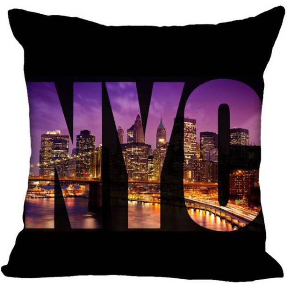 Coussin New York City by Night | NYC Shop