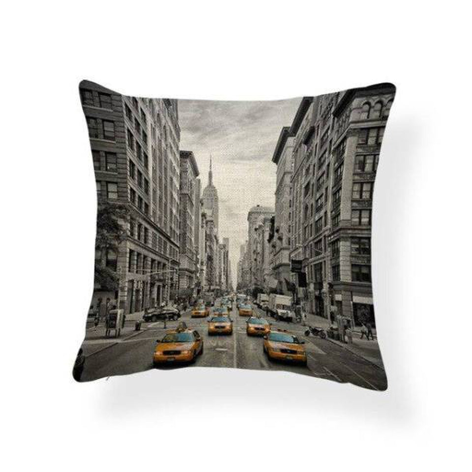 Coussin New York Taxi Jaune | NYC Shop