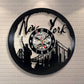 Horloge New York Disque en Vinyle | NYC Shop