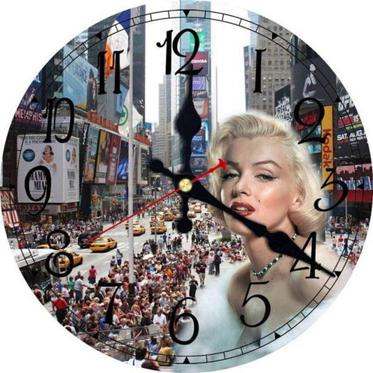 Horloge New York Foule de Times Square | NYC Shop