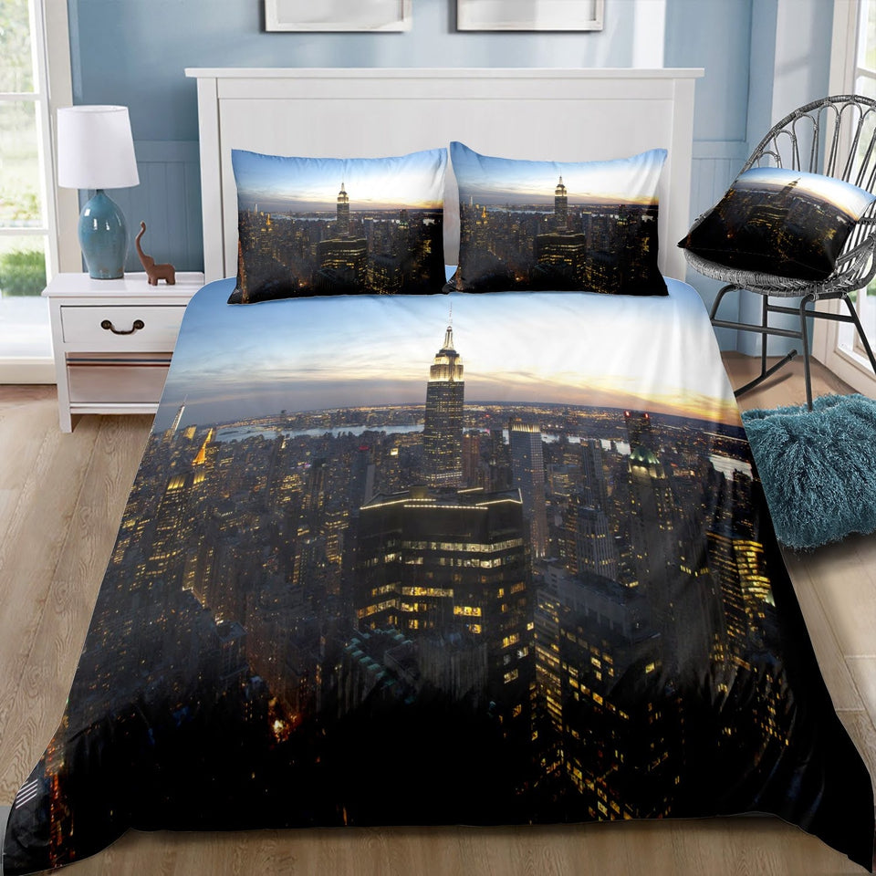 Housse de couette New York <br> Empire State Skyline