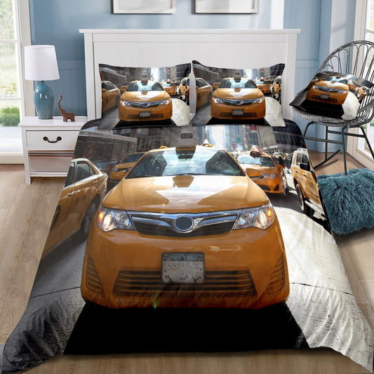Housse de couette New York <br> Yellow Cabs