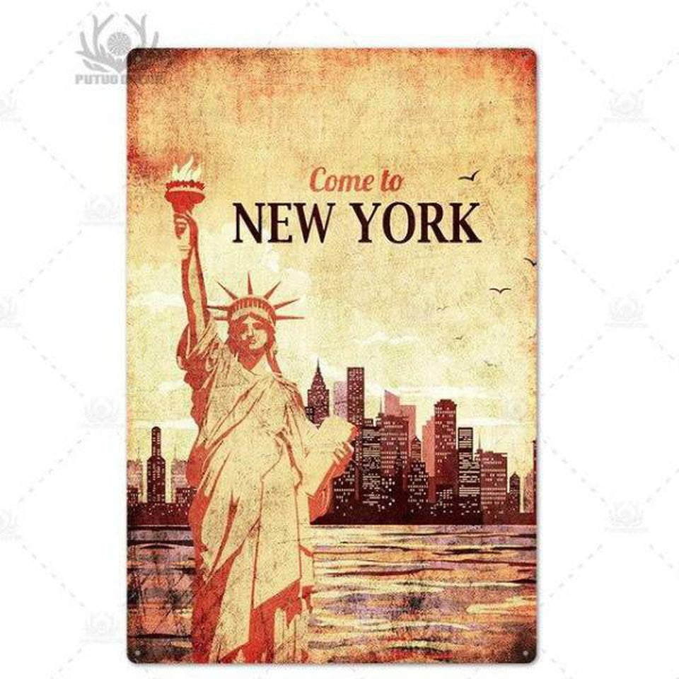 Panneau Come to New York | NYC Shop