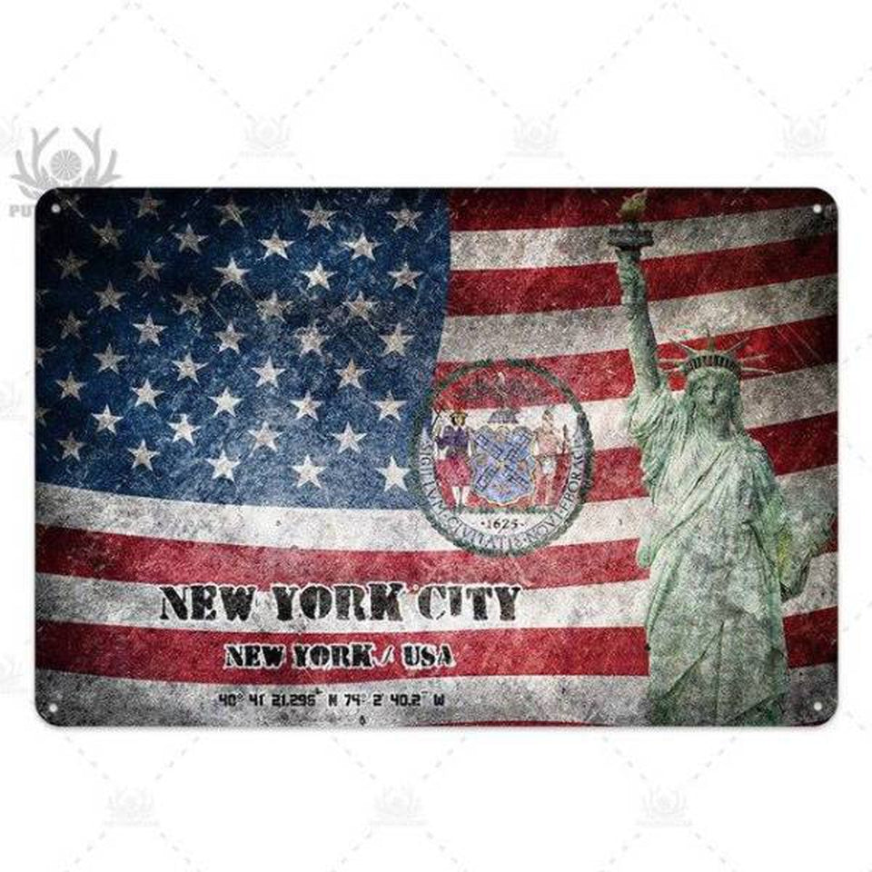 Panneau New York USA | NYC Shop
