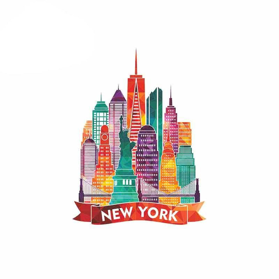 Sticker New York <br> Buildings
