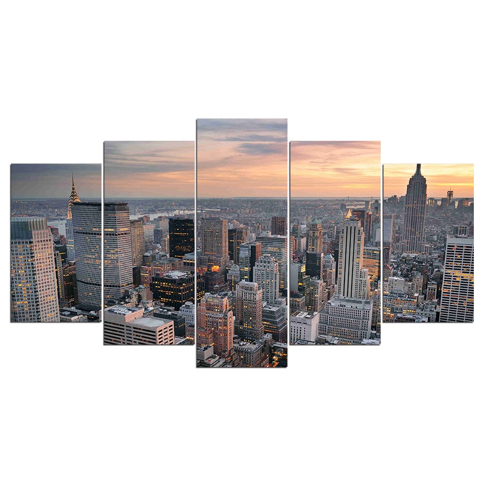 Tableau New York <br> Manhattan Skyscraper