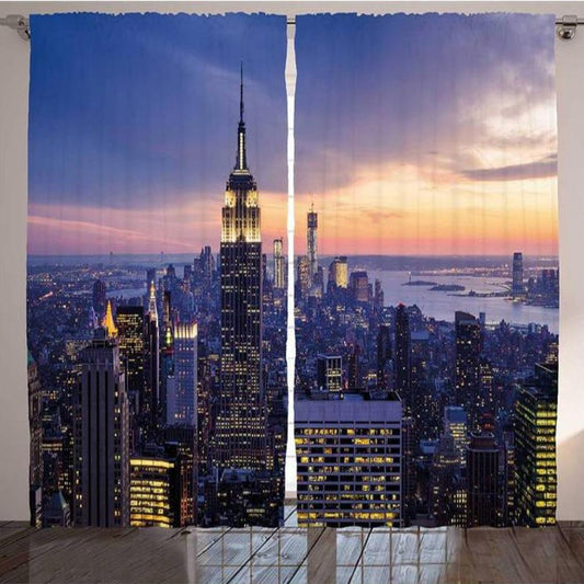 Rideau New York Empire State by Night | NYC Shop