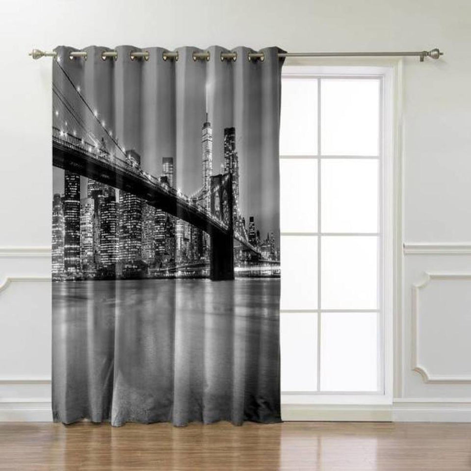 Rideau New York Pont de Brooklyn | NYC Shop