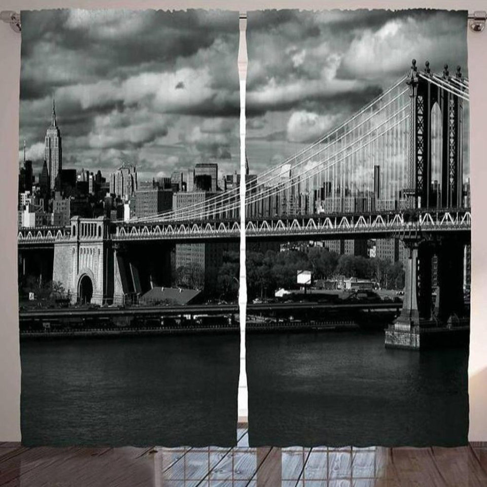 Rideau New York Pont de Manhattan | NYC Shop