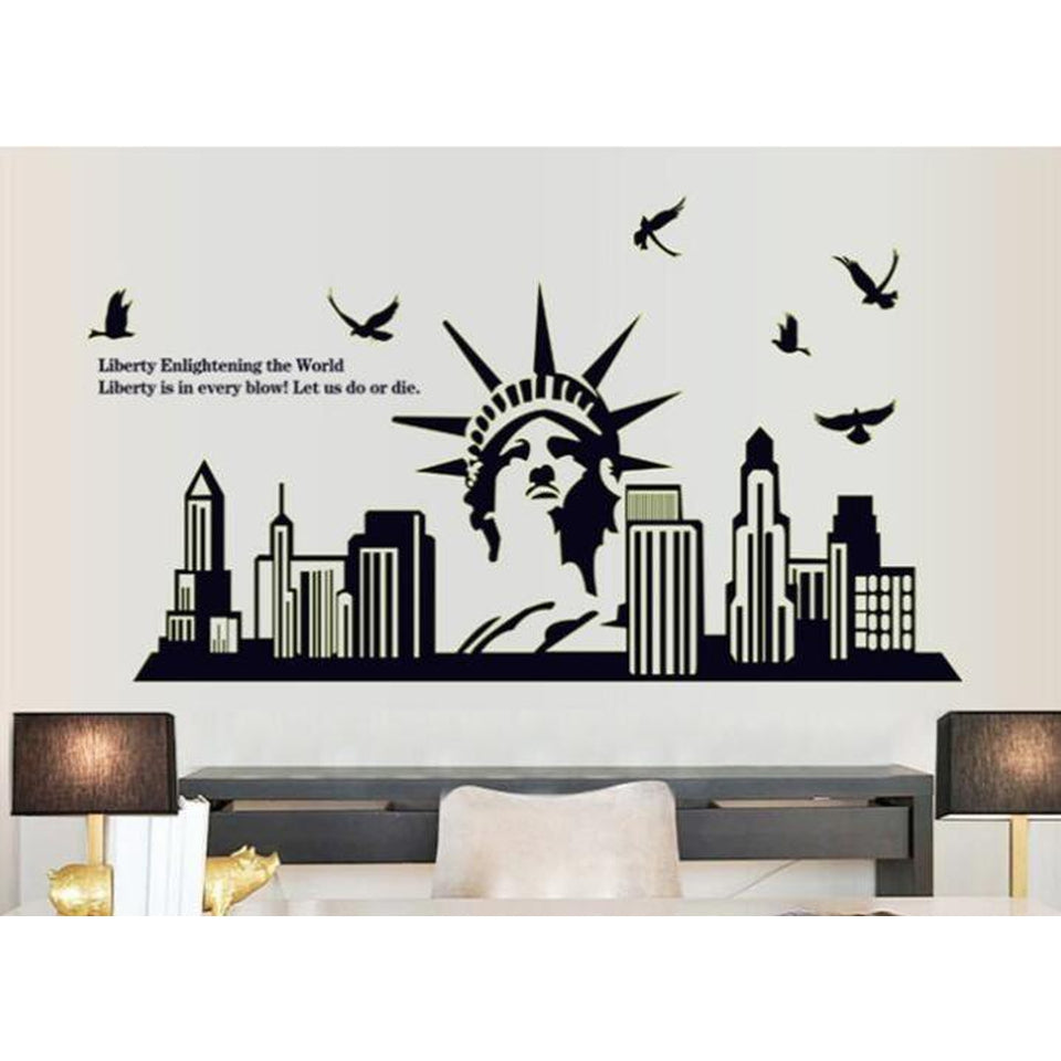 Sticker New York la Liberté éclairant le Monde | NYC Shop