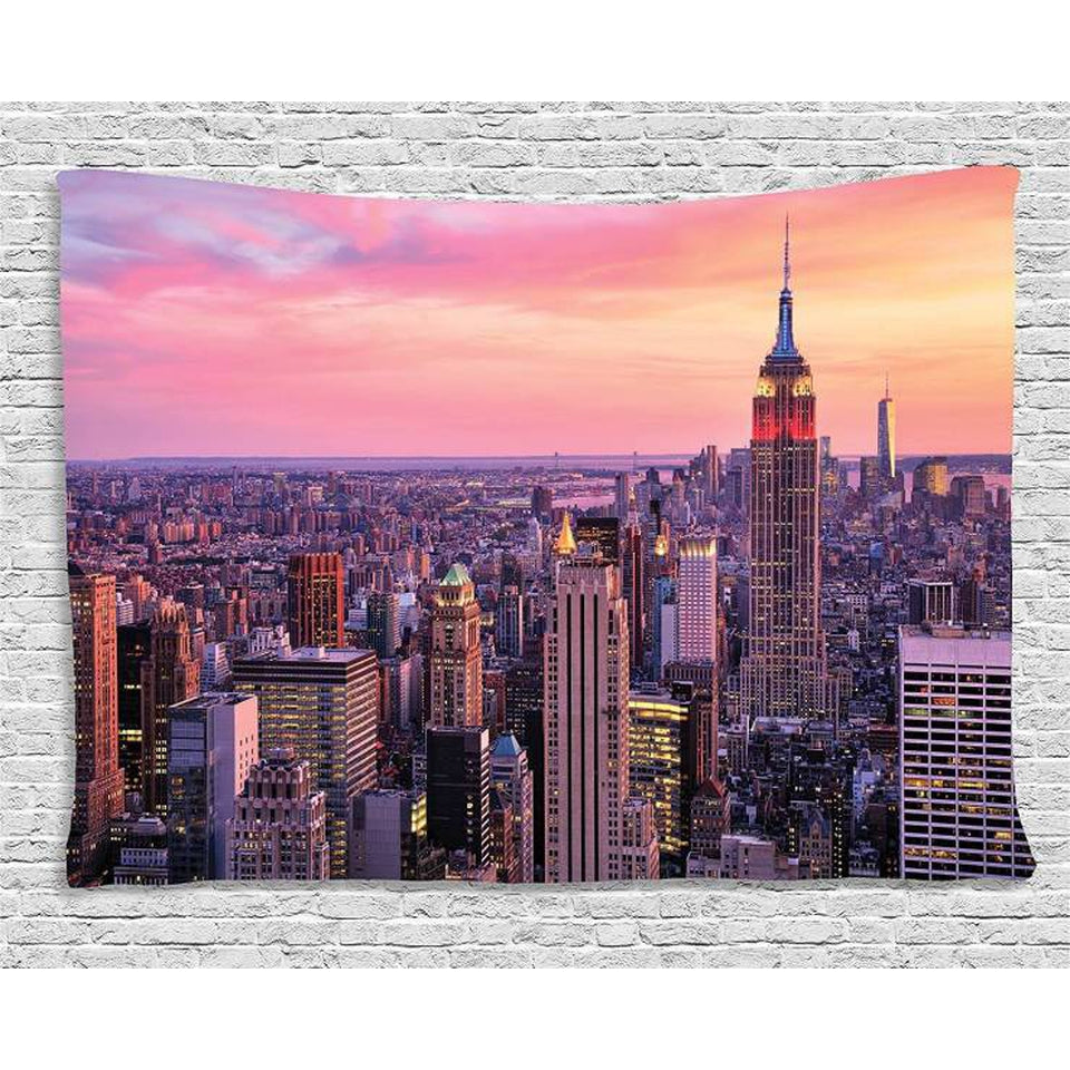 Tapisserie New York Manhattan Sunset | NYC Shop